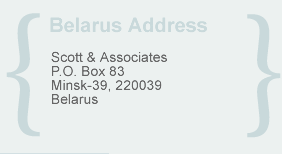 Scott & Associates Russia Mailing Address