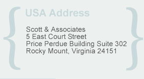 Scott & Associates USA Mailing Address